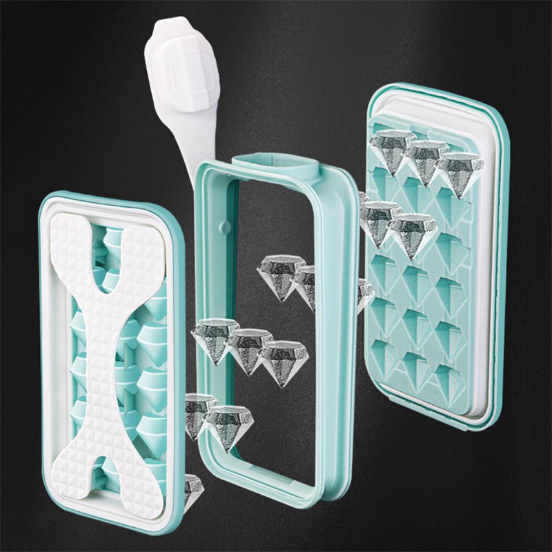 🧊✨ Molde de Cubitos de Hielo 2 en 1 con Botella – Más práctico, más higiénico, más moderno ✨🥤