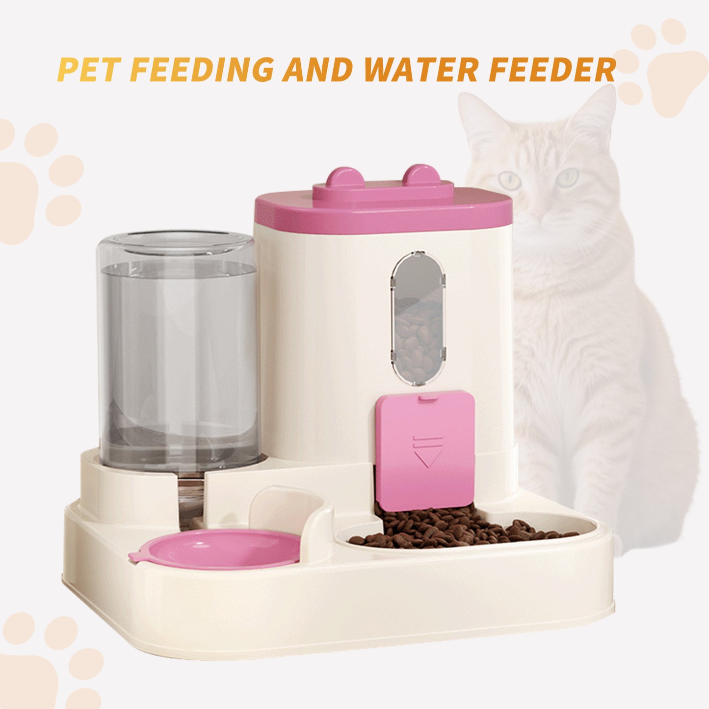 🐾 Dispensador Automático de Agua y Alimento para Mascotas 🐾