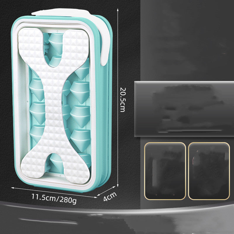 🧊✨ Molde de Cubitos de Hielo 2 en 1 con Botella – Más práctico, más higiénico, más moderno ✨🥤