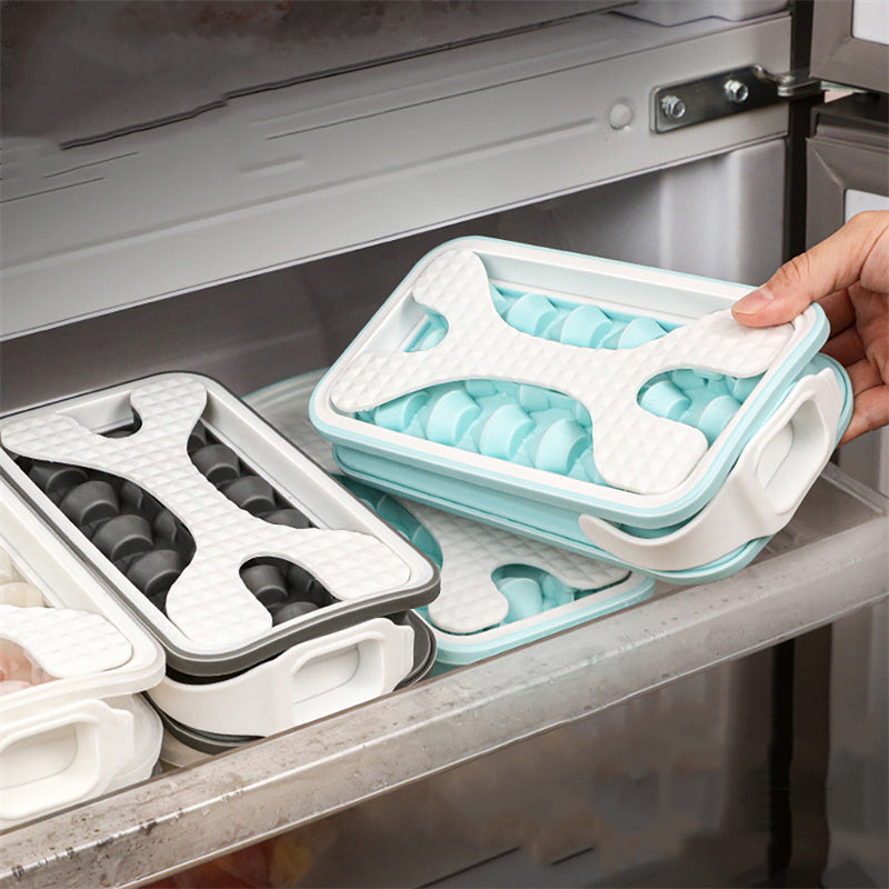 🧊✨ Molde de Cubitos de Hielo 2 en 1 con Botella – Más práctico, más higiénico, más moderno ✨🥤