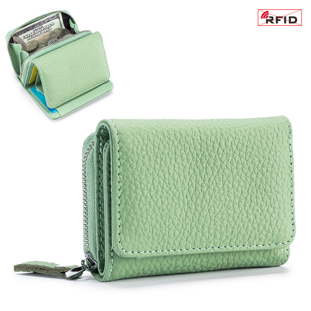 👛✨ Billetera Compacta con Protección RFID – Seguridad y estilo en tu bolsillo ✨