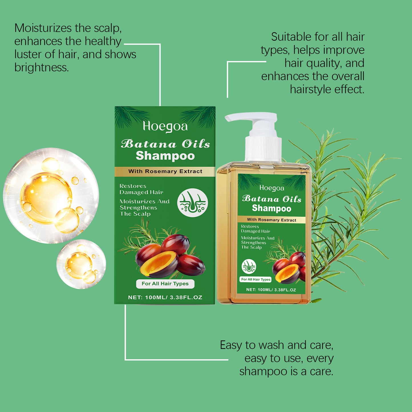 🌿 Champú de Batana para el cuidado del cabello